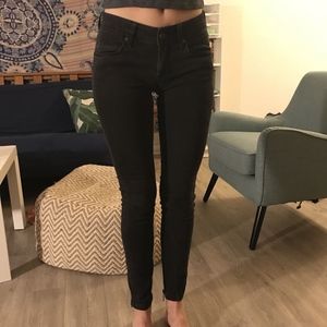 Burberry Brit 'Bexton' Ankle Zip Skinny Jeans